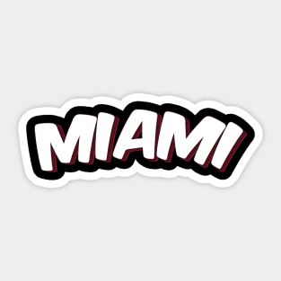 Miami Raised Me Florida Sticker